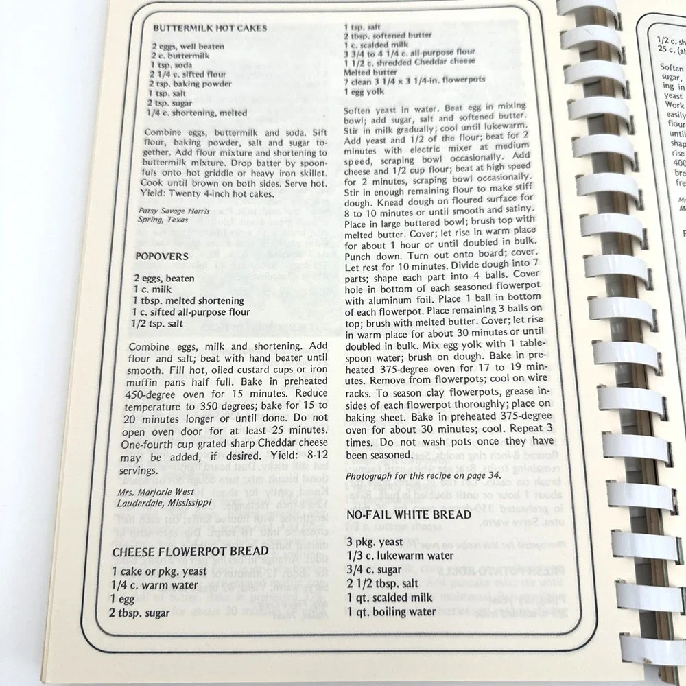 Best Of Home Economics Teachers Bicentennial Cookbook 1976 Spiral Bound Recipes